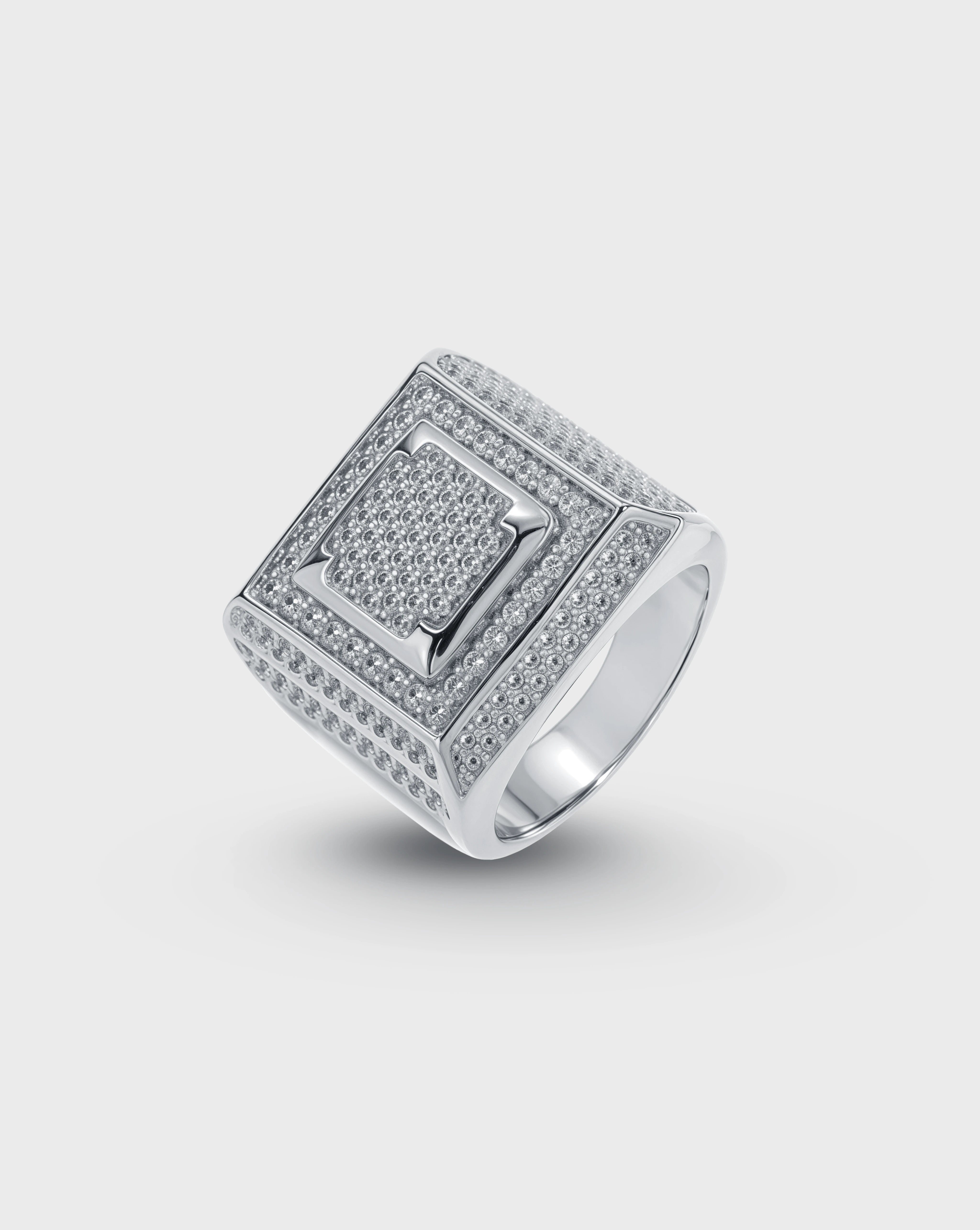ICED BLOCK RING