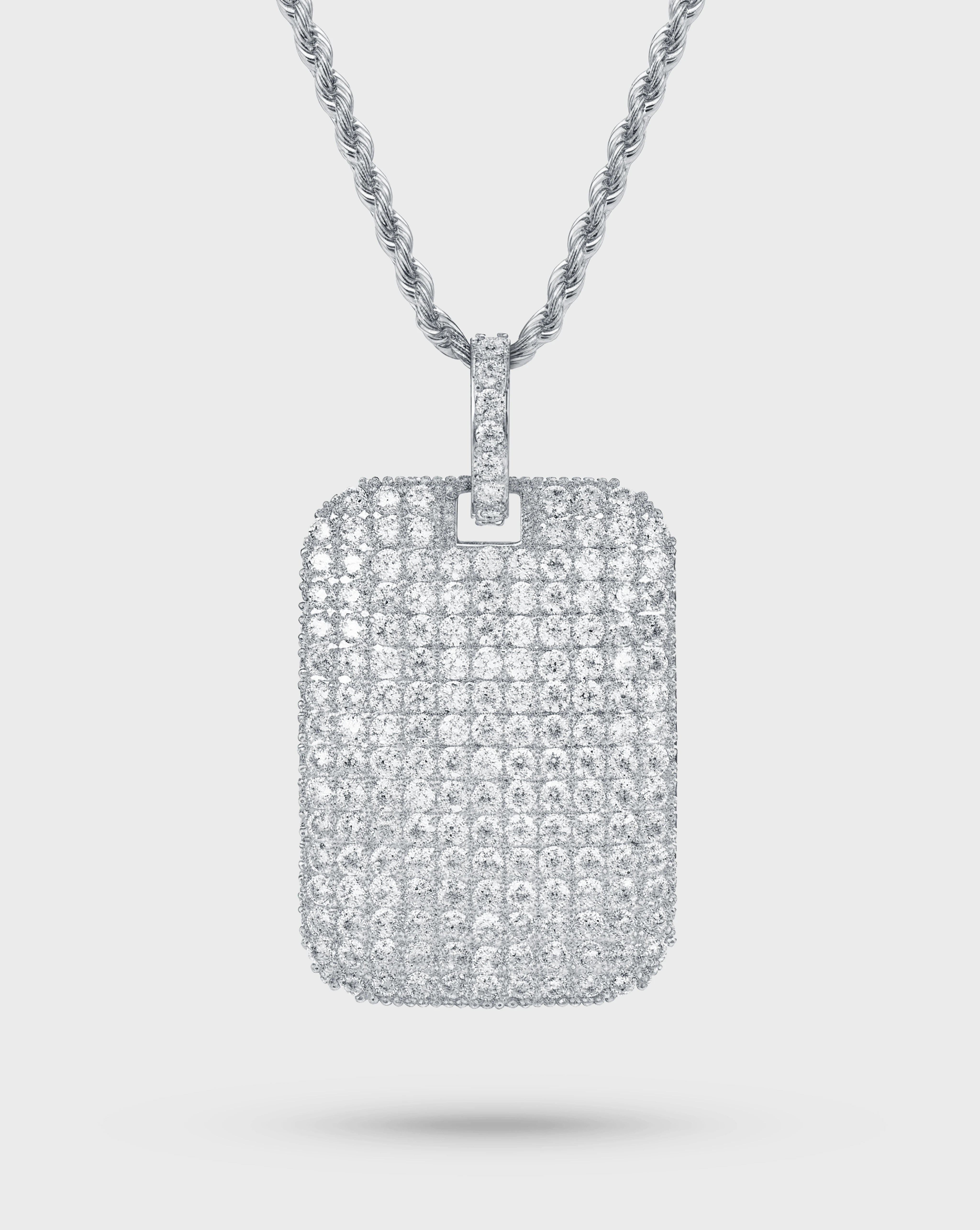 ICED TAG PENDANT
