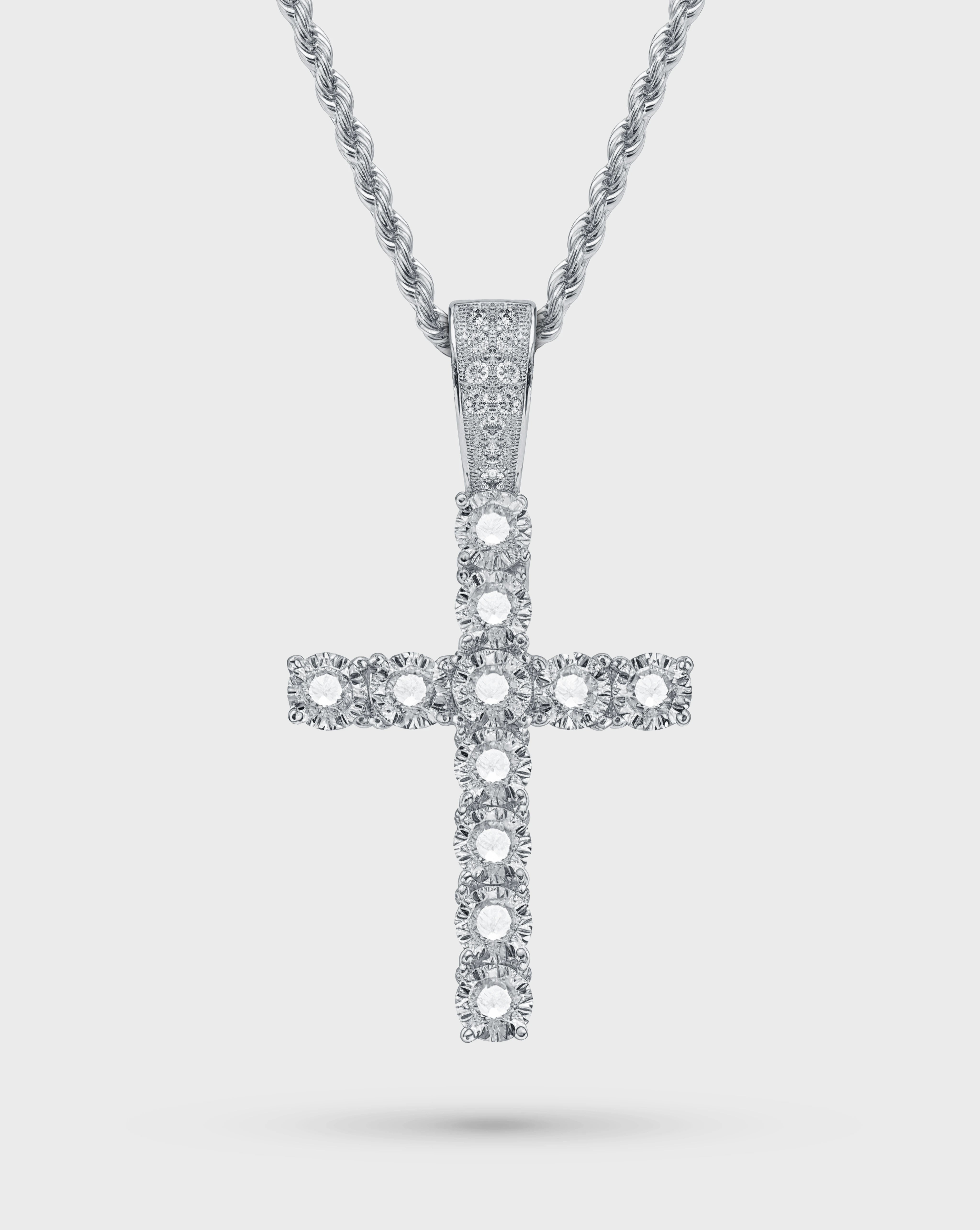 ICED CROSS PENDANT