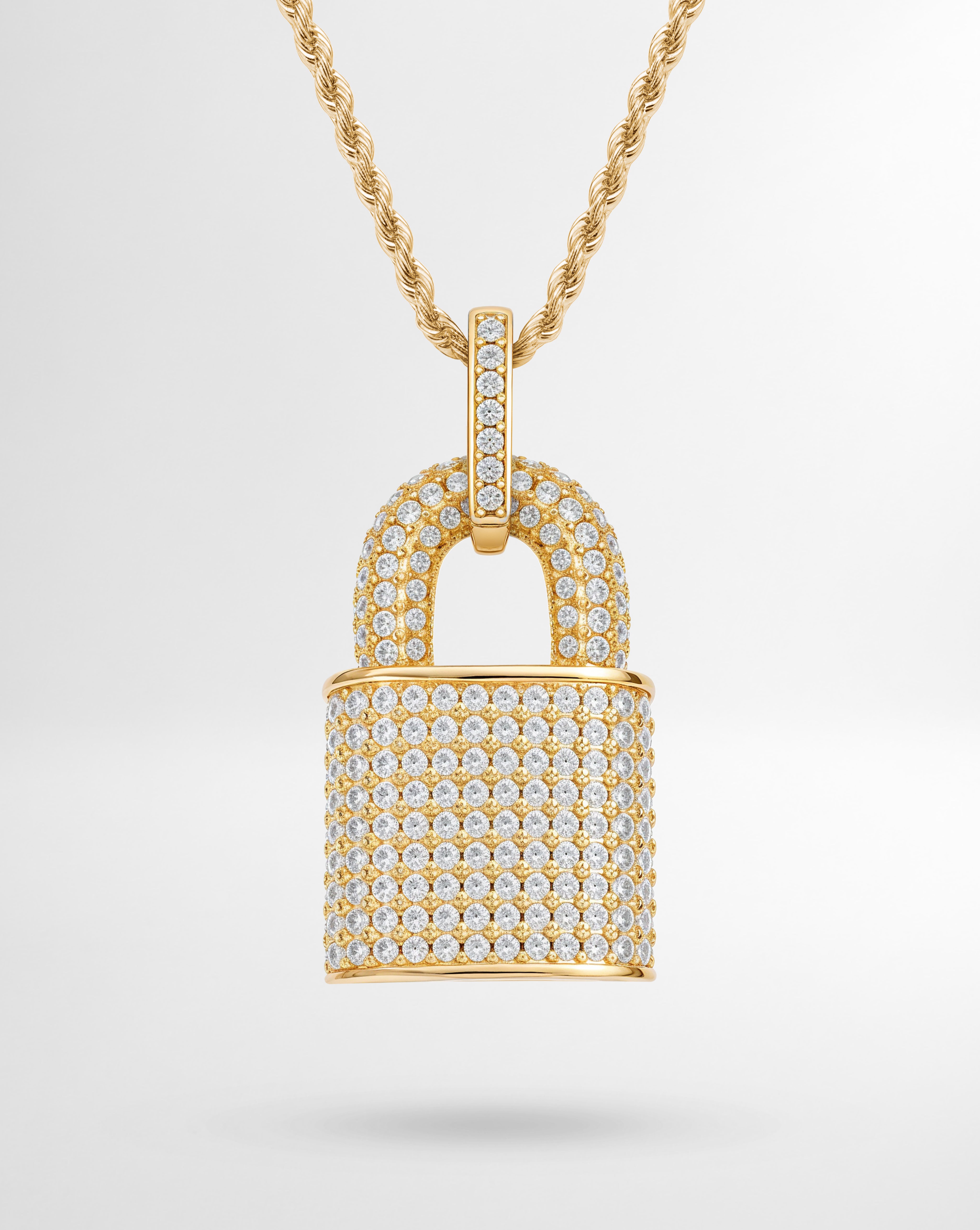 LOCKED PENDANT – GOLD