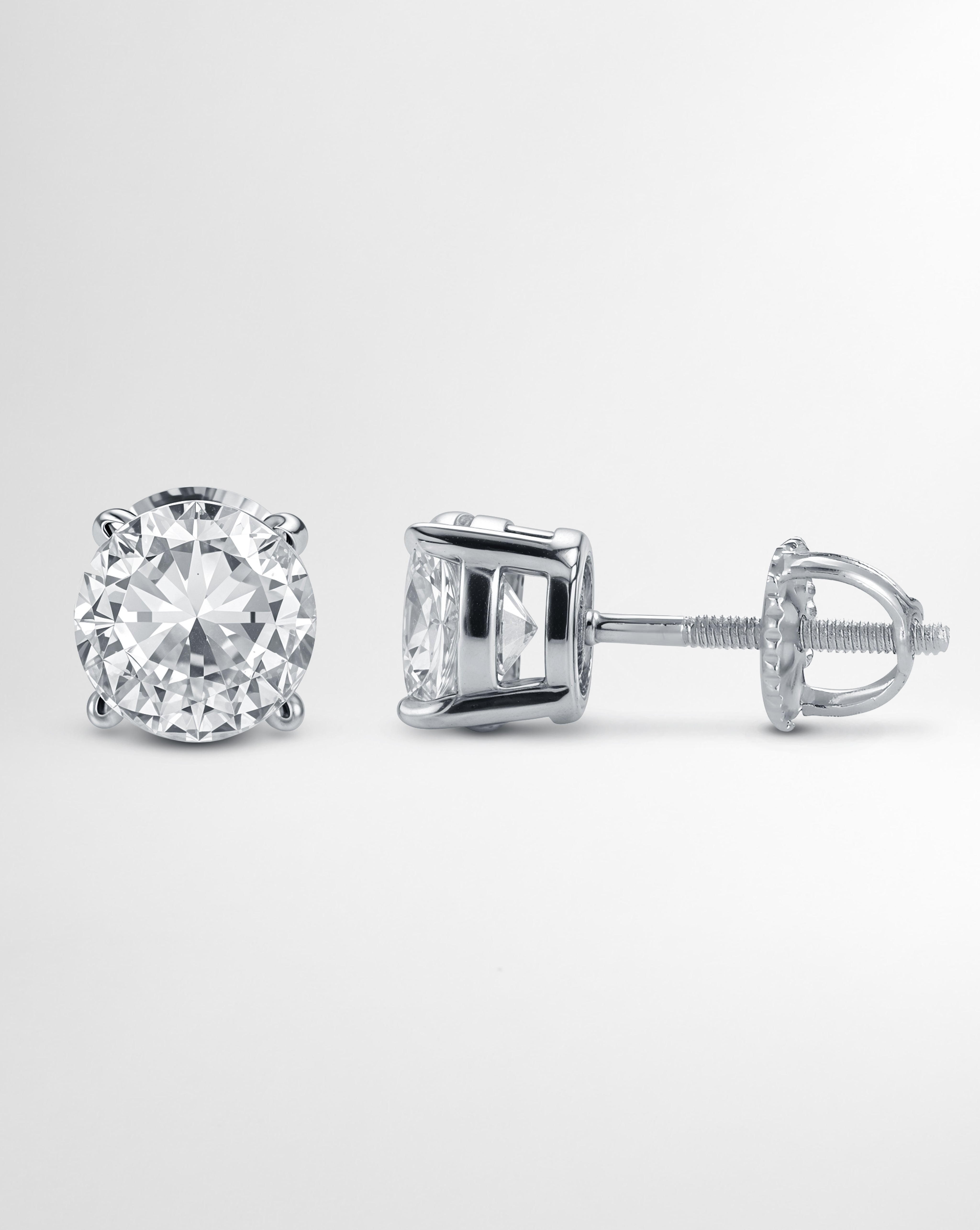 ICED ROUNDED STUDS 7MM