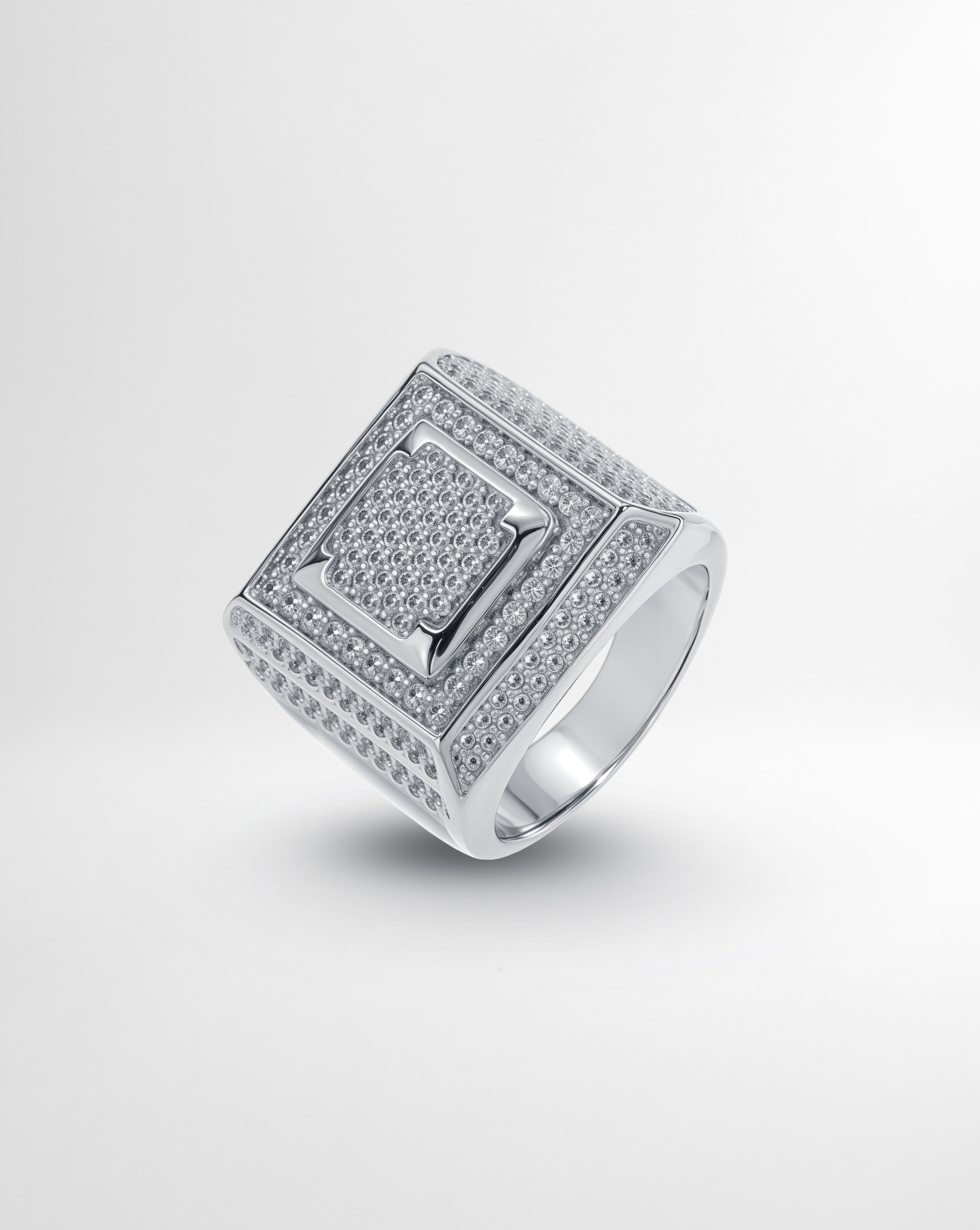 ICED BLOCK RING
