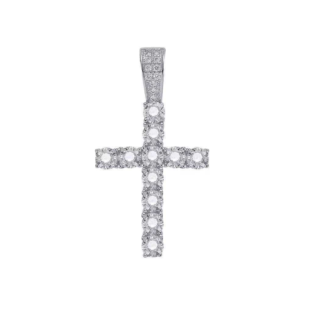 ICED CROSS PENDANT