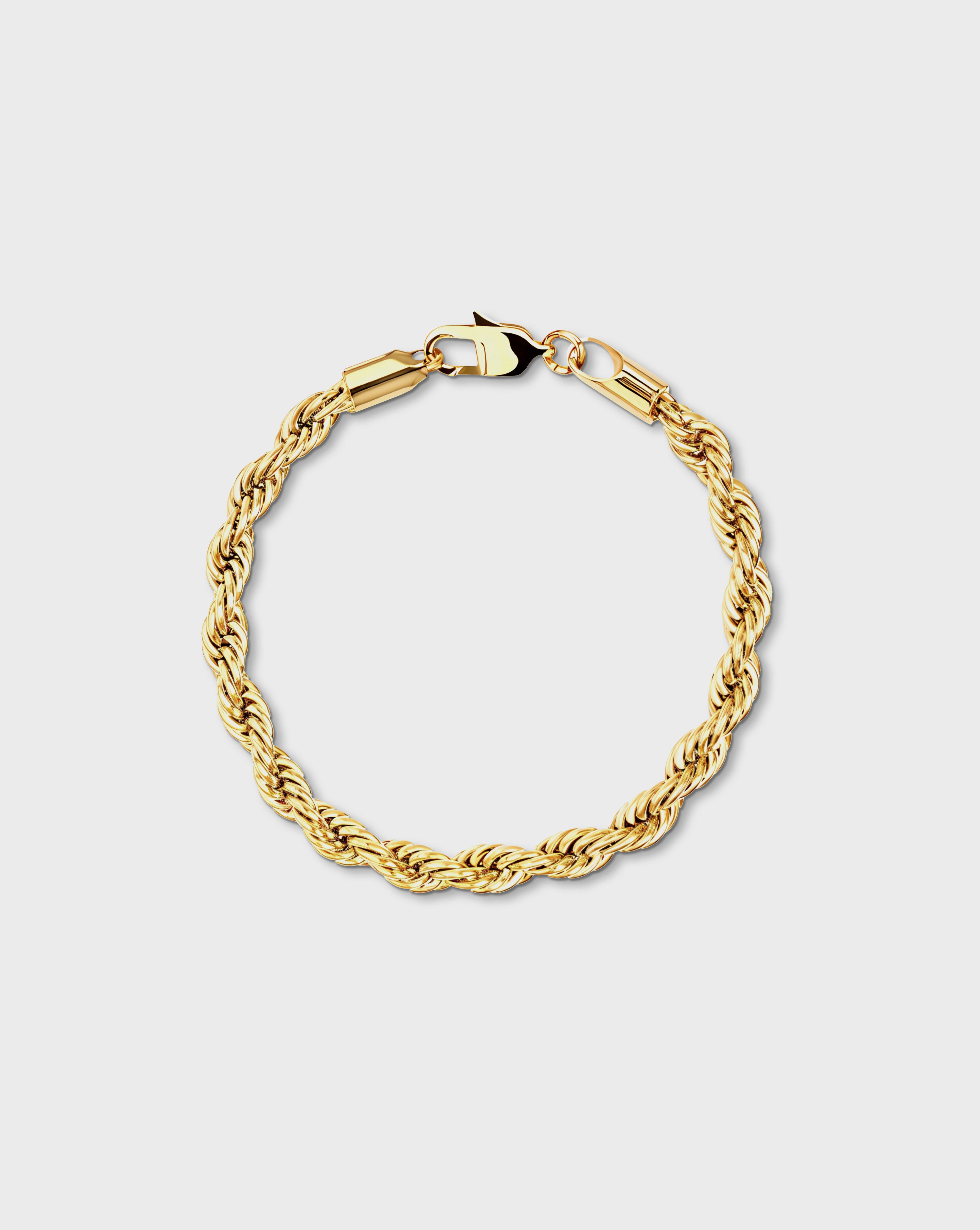 ROPE BRACELET 5MM – GOLD